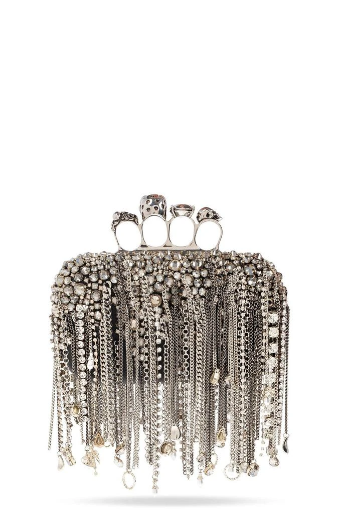Alexander McQueen Alexander McQueen Knuckle Embellished Clutch Bag 2
