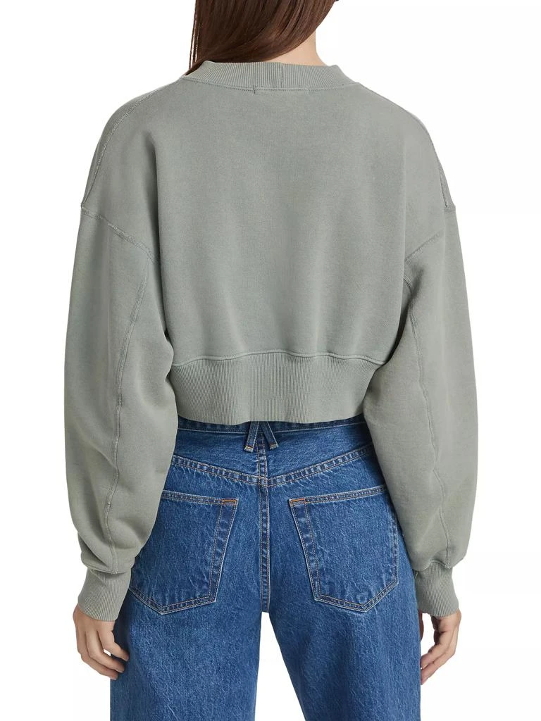 SLVRLAKE Cropped Cotton Sweatshirt 5
