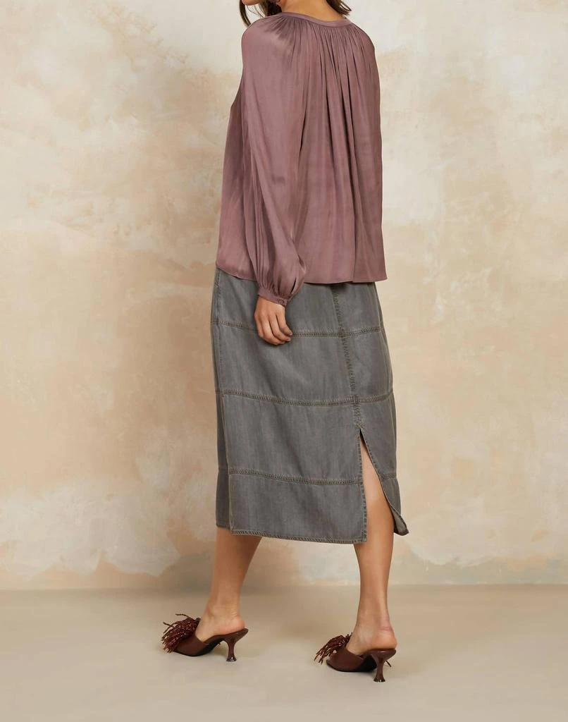 Current Air Current Air - Split Neck Long Sleeve Top 2