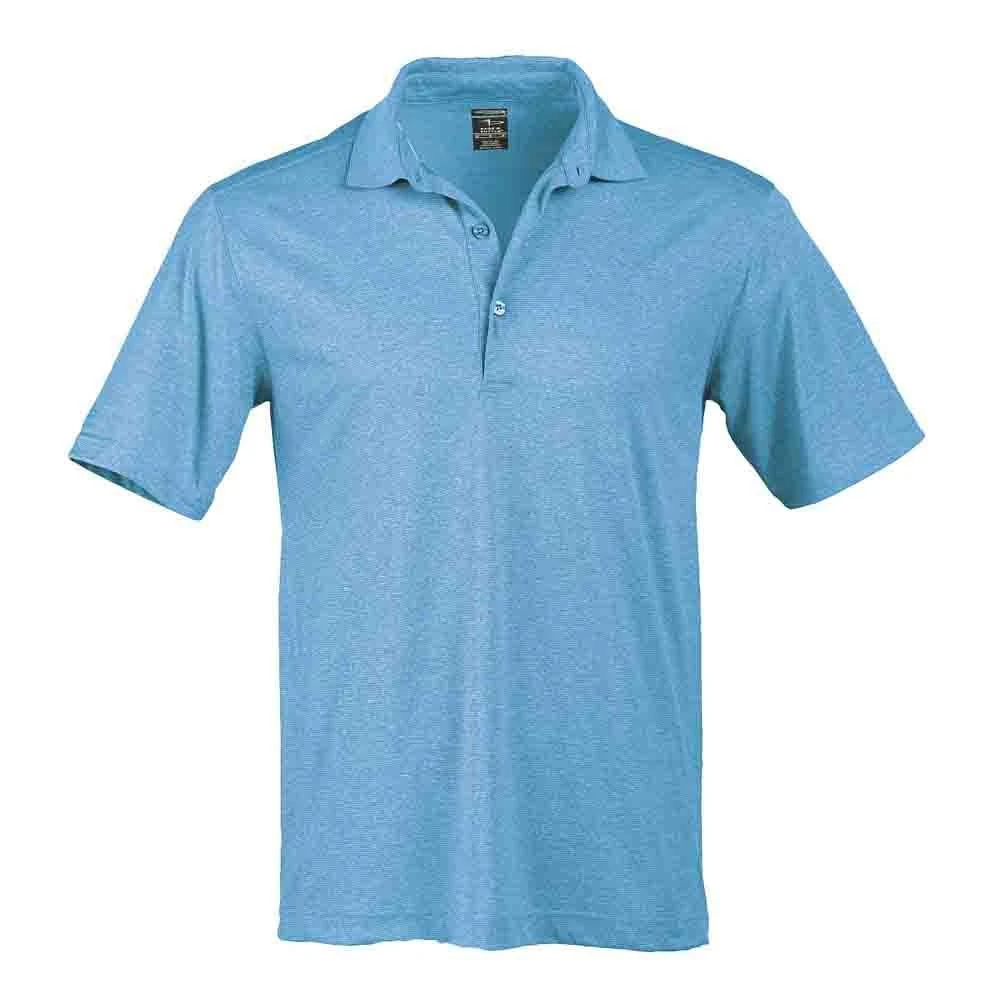 Page & Tuttle Solid Heather Short Sleeve Polo Shirt 1