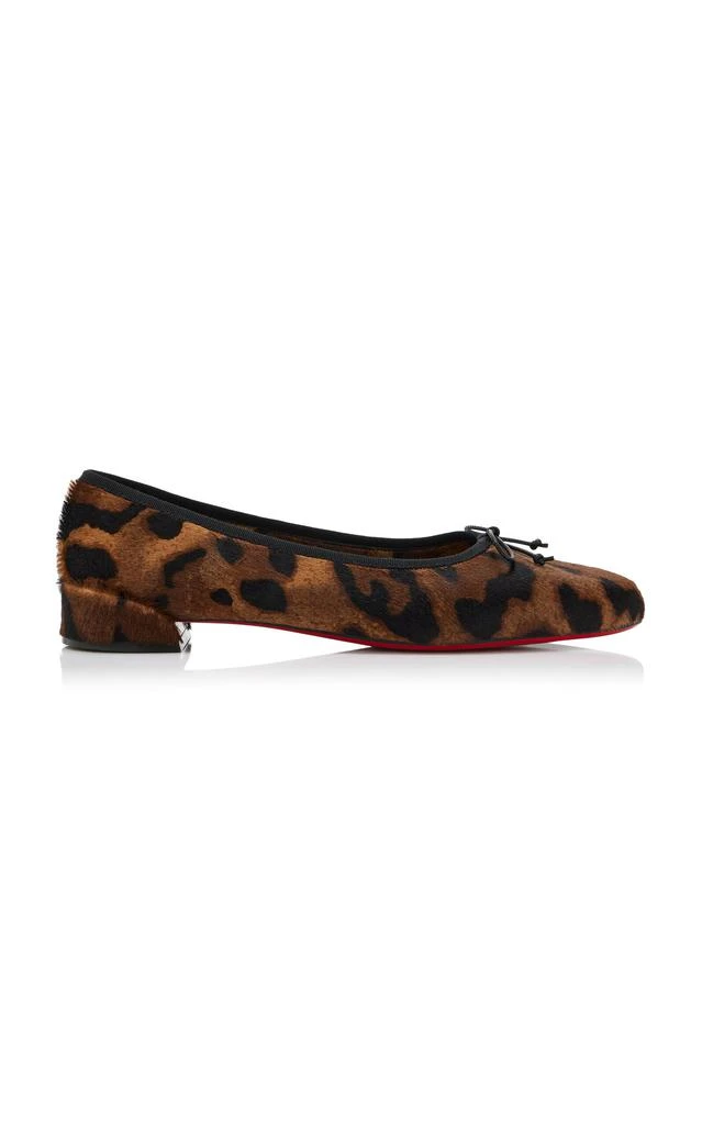 Christian Louboutin Camouflague Ponyhair Slippers Christian Louboutin Pony Hair And Patent Leather Camo Intern  main image 4