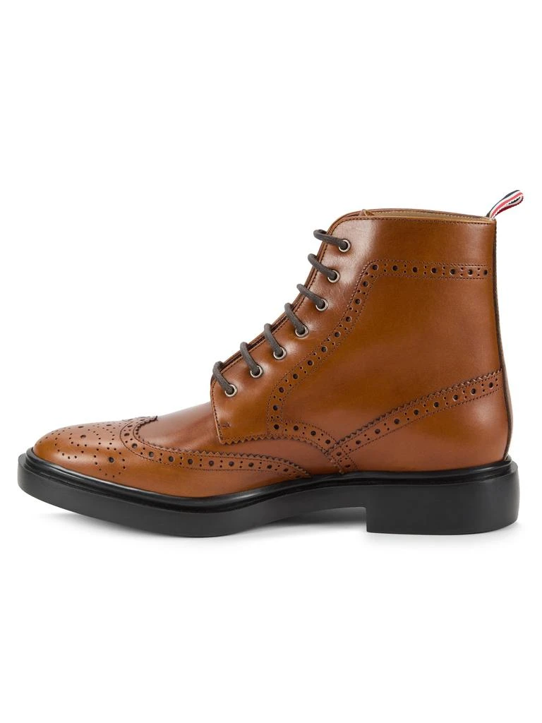 Thom Browne Leather Brogue Lace-Up Boots 4