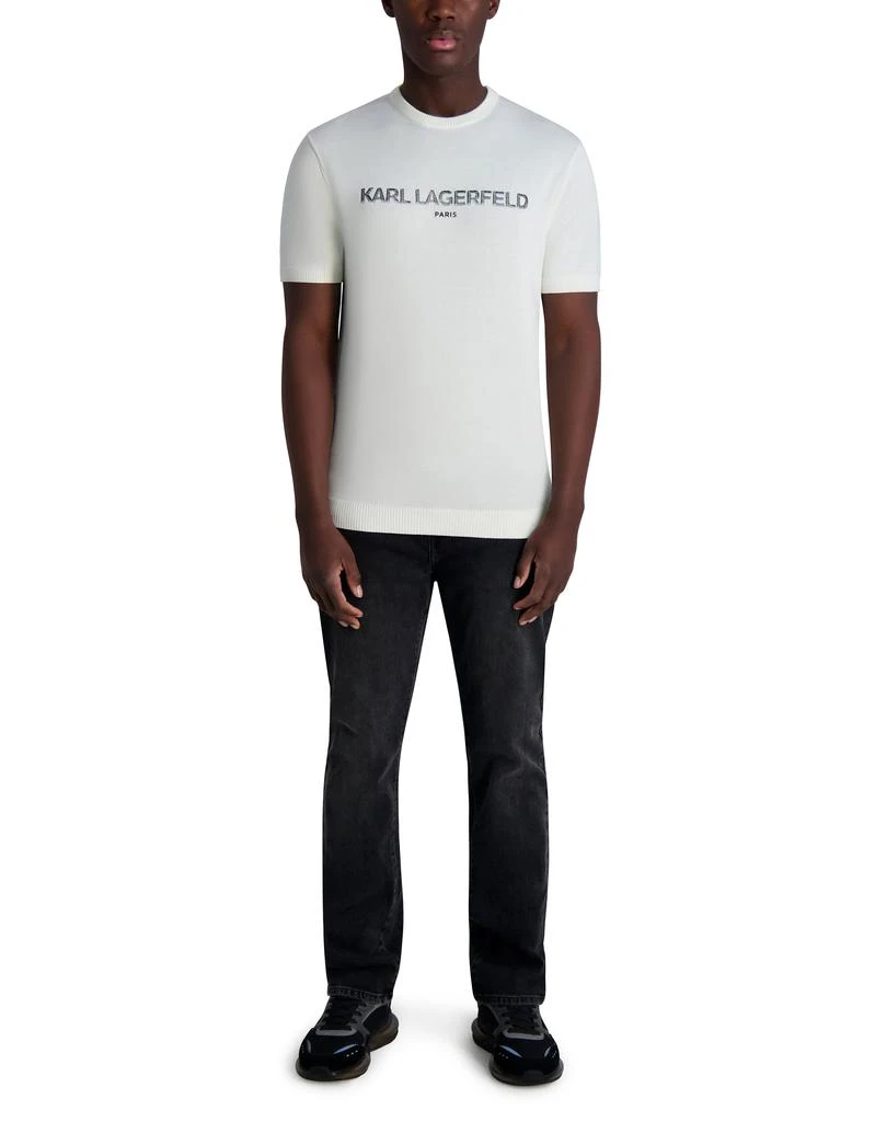 Karl Lagerfeld Paris VISCOSE LOGO TEE SWEATER 4