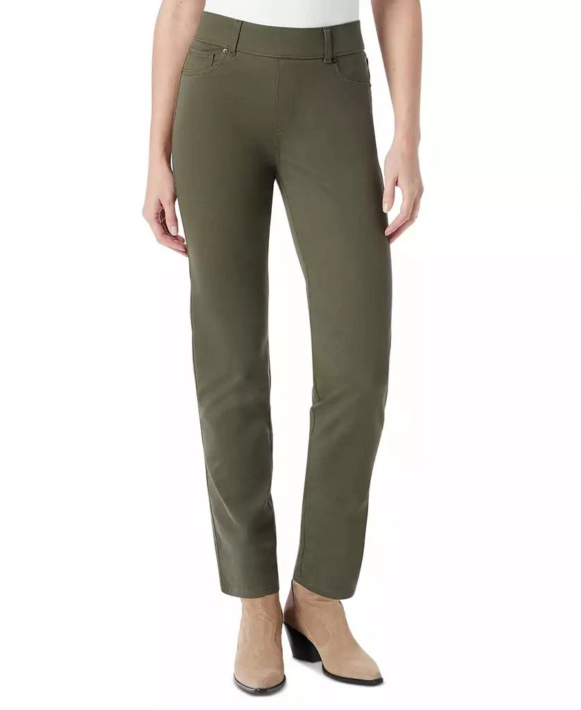 Gloria Vanderbilt Women's Shape Effect Pull-On Straight-Leg Jeans 1