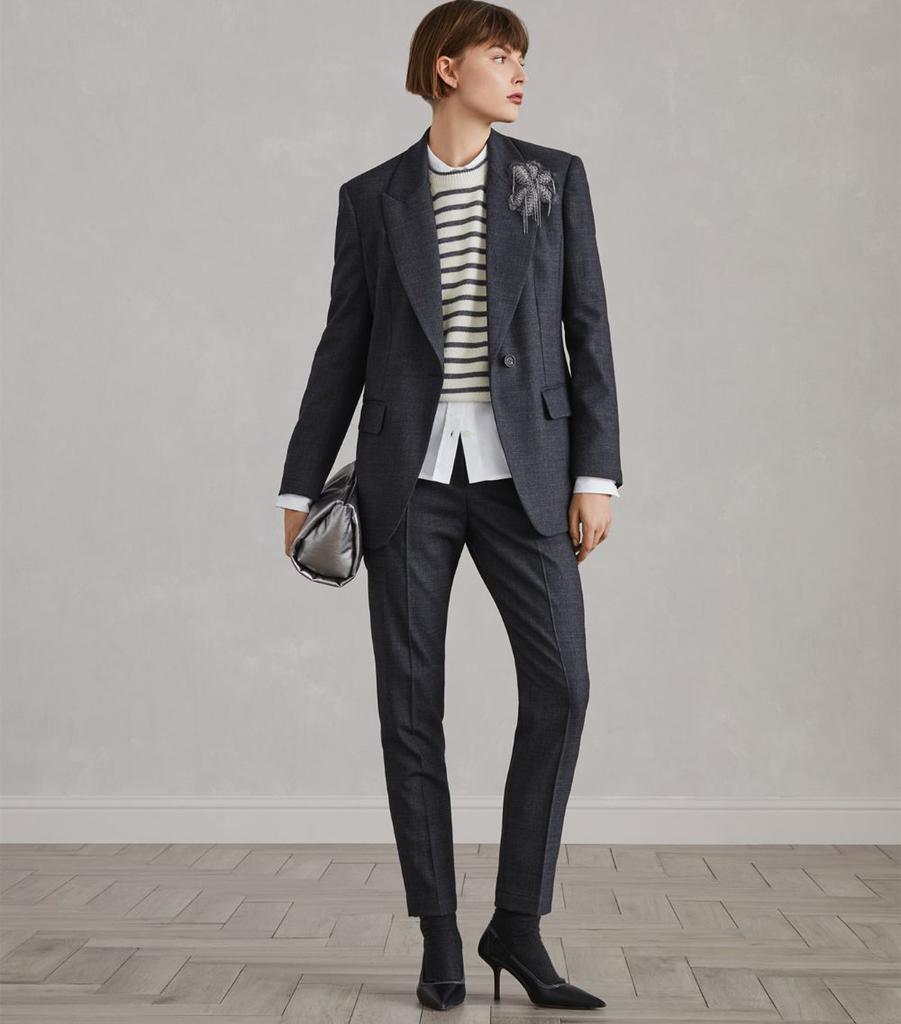ジャケット BRUNELLO CUCINELLI WOOL BLEND BLAZER JACKET Brunello Cucinelli Wool-Blend Blazer - Jackets - BeyondStyle