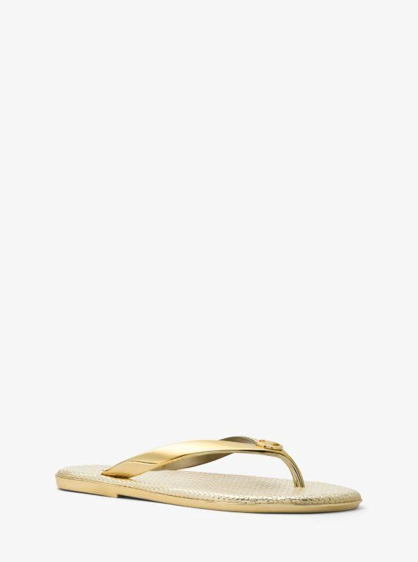 Michael Kors Jet Set Metallic Jelly Flip-Flop 1