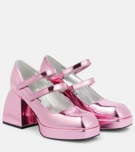 NODALETO Bulla Babies 90 leather Mary Jane pumps 1