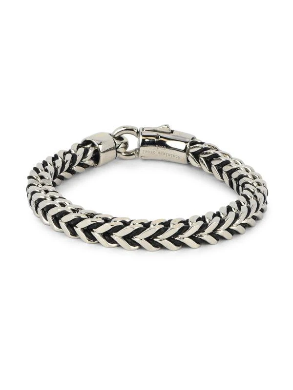 Jean Claude Stainless Steel Foxtail Chain Bracelet 1