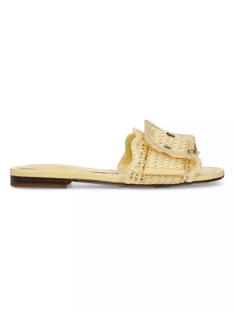 Sam Edelman Bambi Raffia Slip-On Sandals