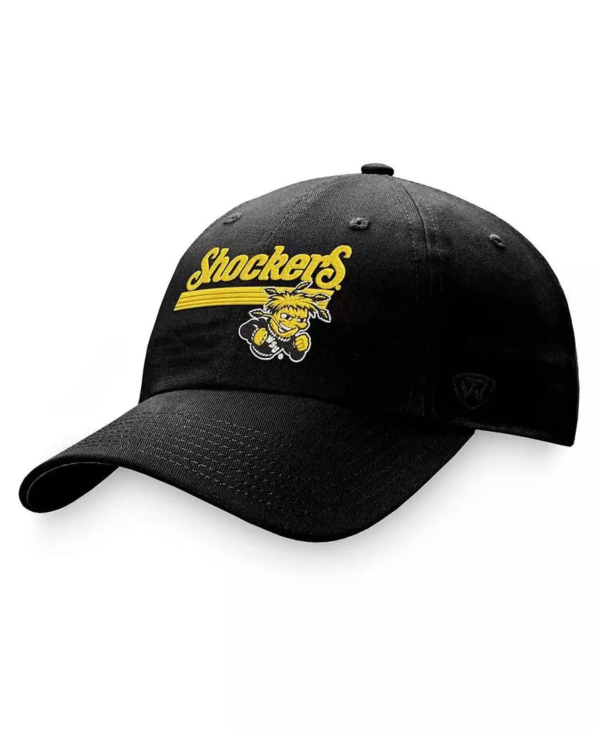 Top of the World Men's Black Wichita State Shockers Slice Adjustable Hat 1