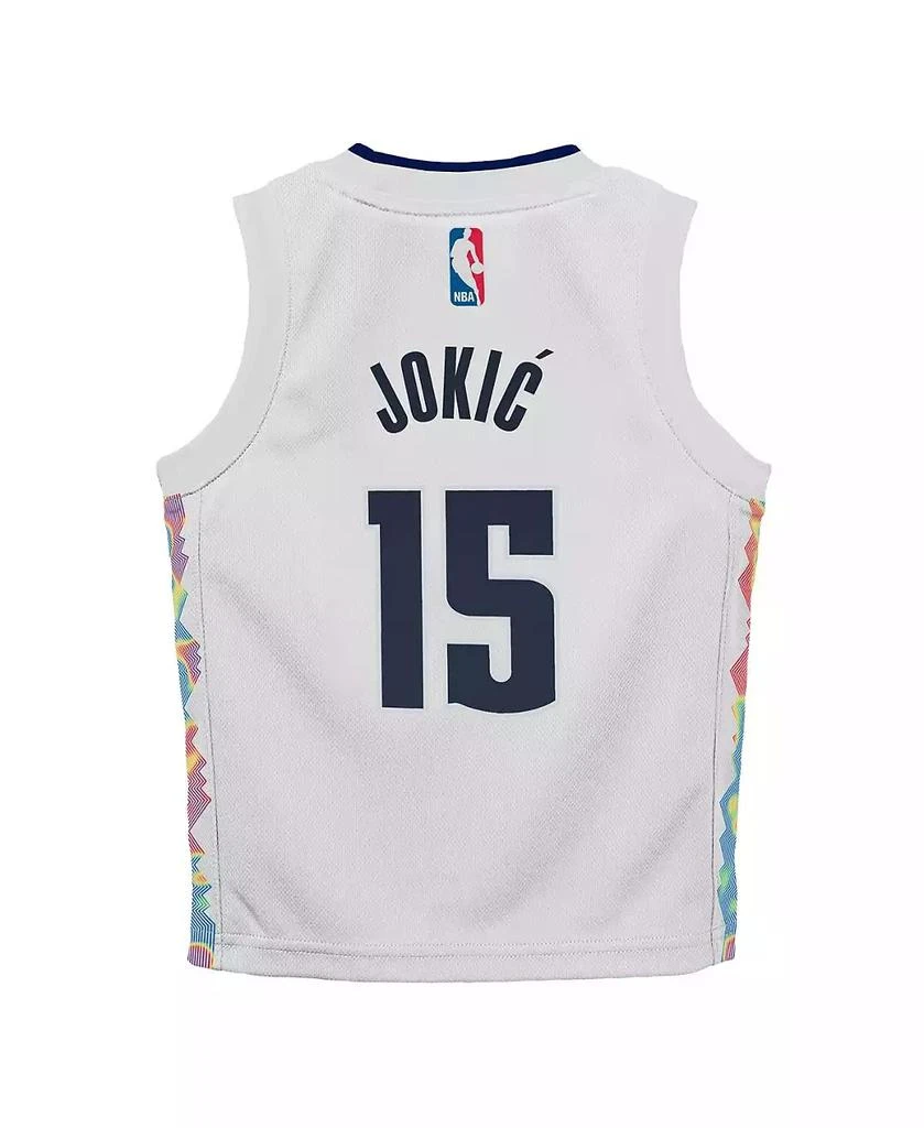 NIKE Toddler Nikola Jokic White Denver Nuggets 2024/25 Swingman Player Jersey - City Edition 2