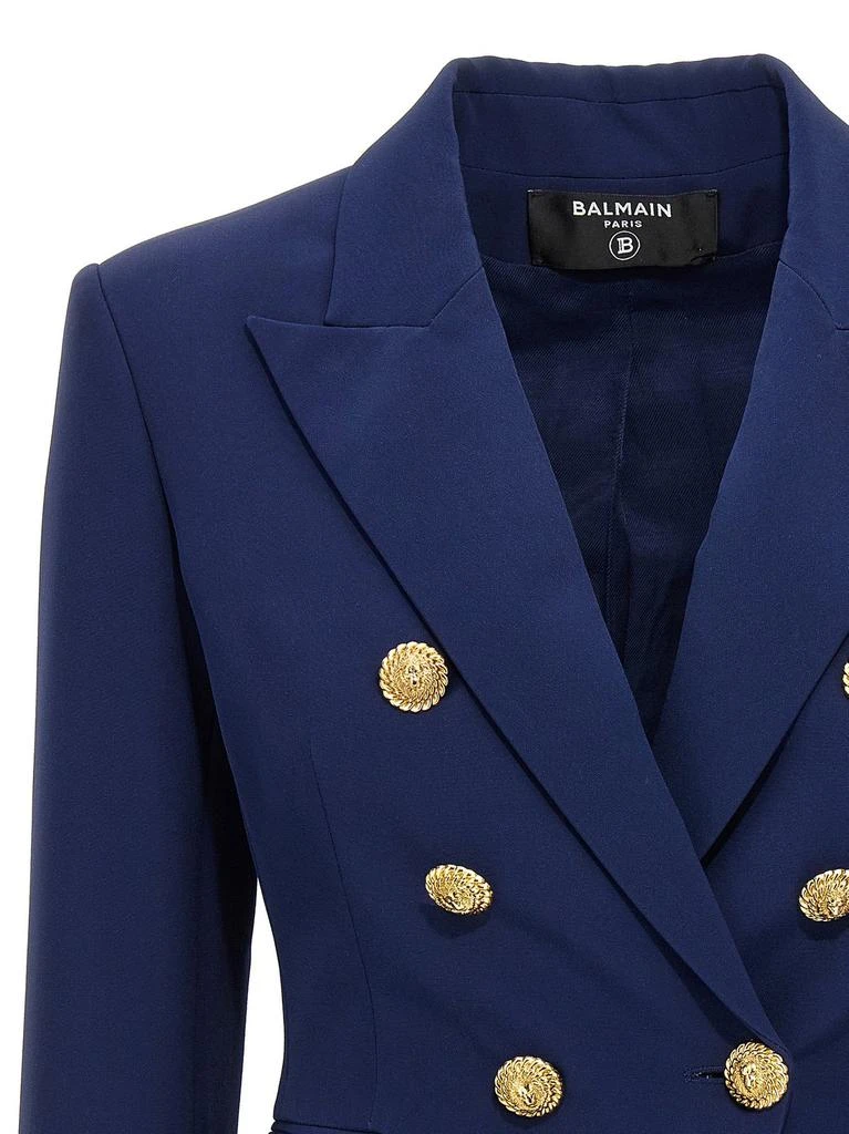 Balmain Balmain Double Breasted Button Detailed Blazer 3