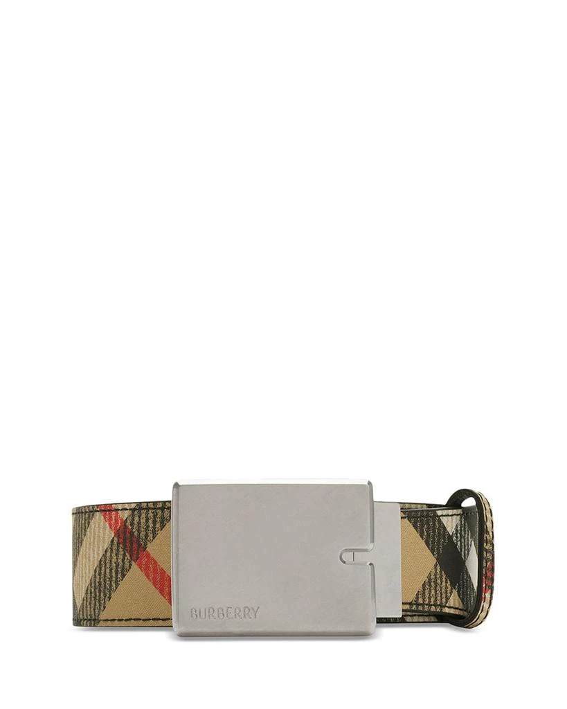 Burberry Reversible Check B Cut Belt 1