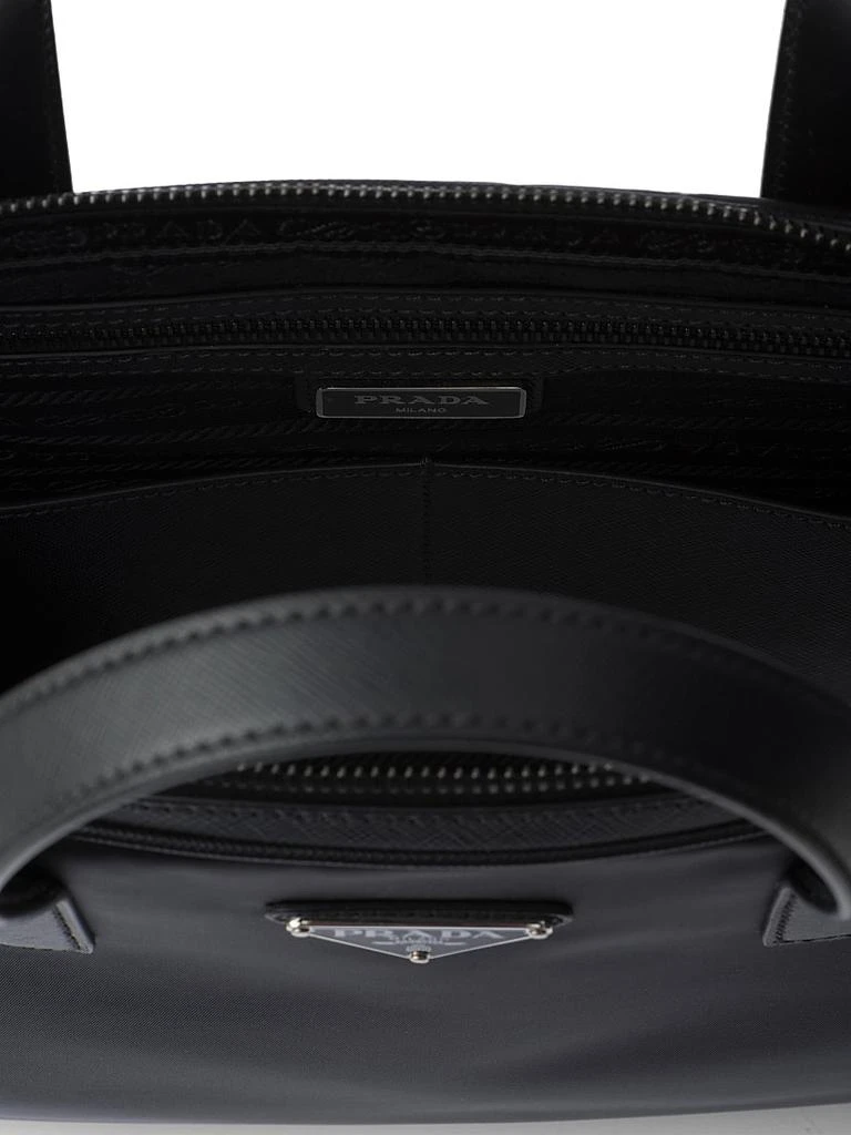 Prada Re-Nylon and Saffiano Leather Briefcase 4