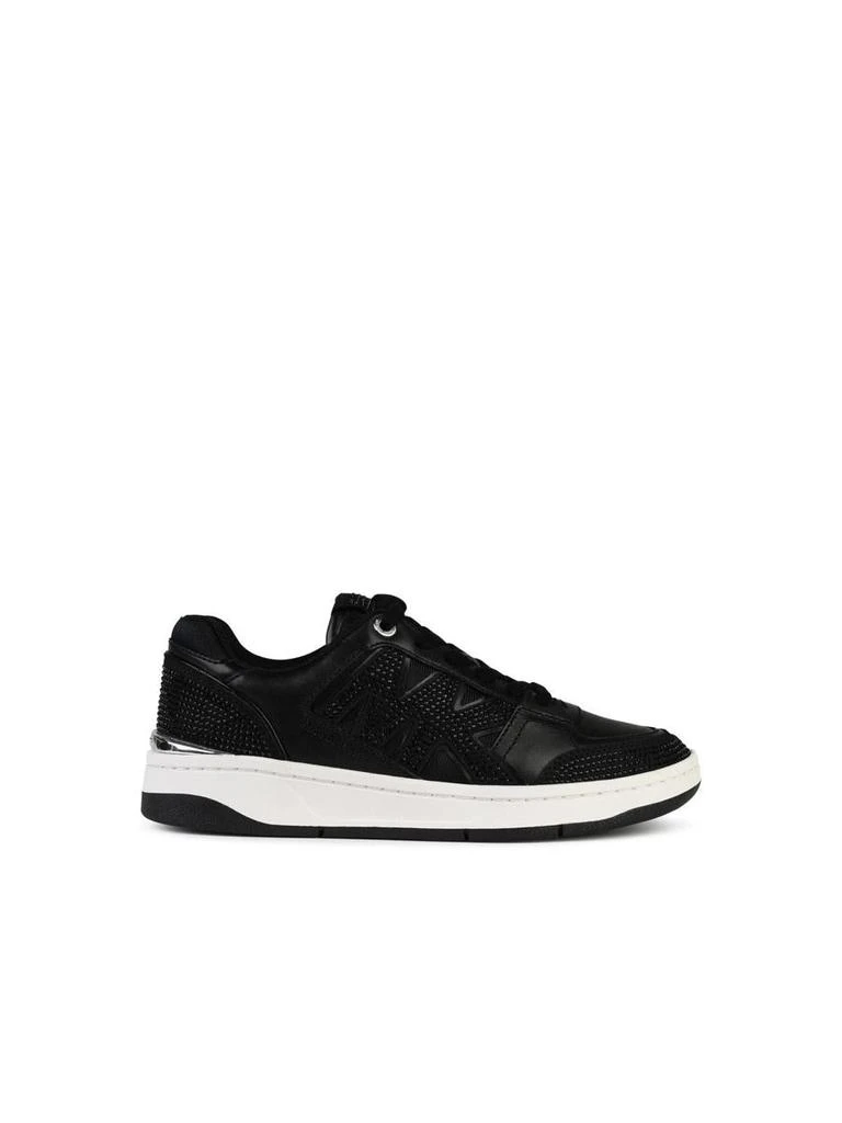 Michael Kors Michael Kors 'Rebel' Black Leather Sneakers 1