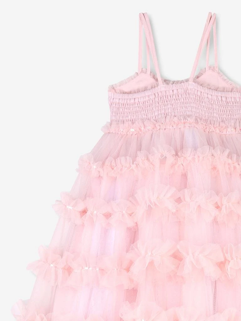 Billieblush Girls Sequin Tulle Dress in Pink 4