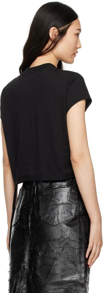 Rick Owens Black Porterville Cropped Small Level T-shirt 3