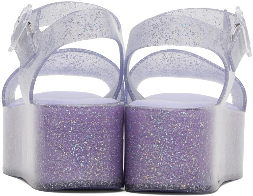 Melissa Blue Mar Platform Sandals 2