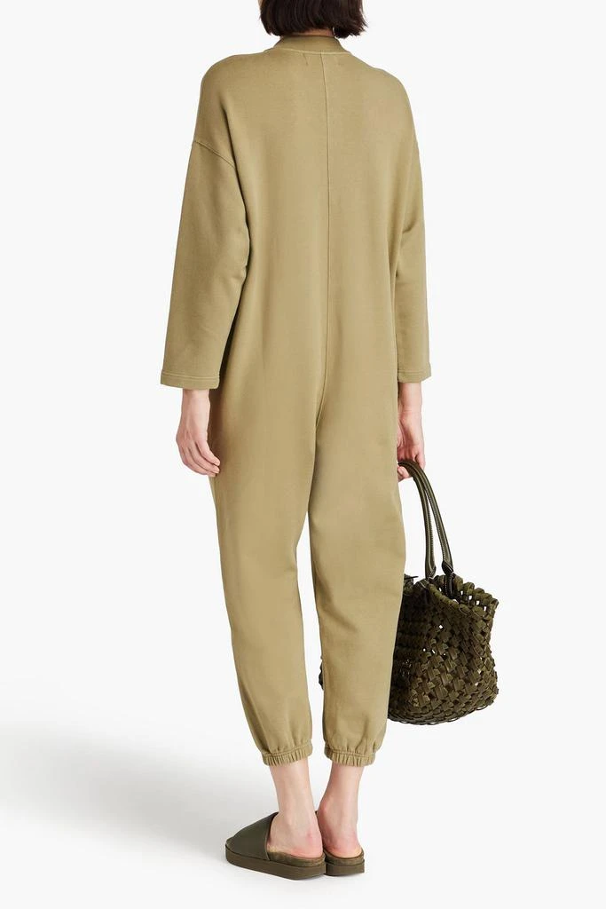 Mara Hoffman Sabina cropped French cotton-blend terry jumpsuit 3