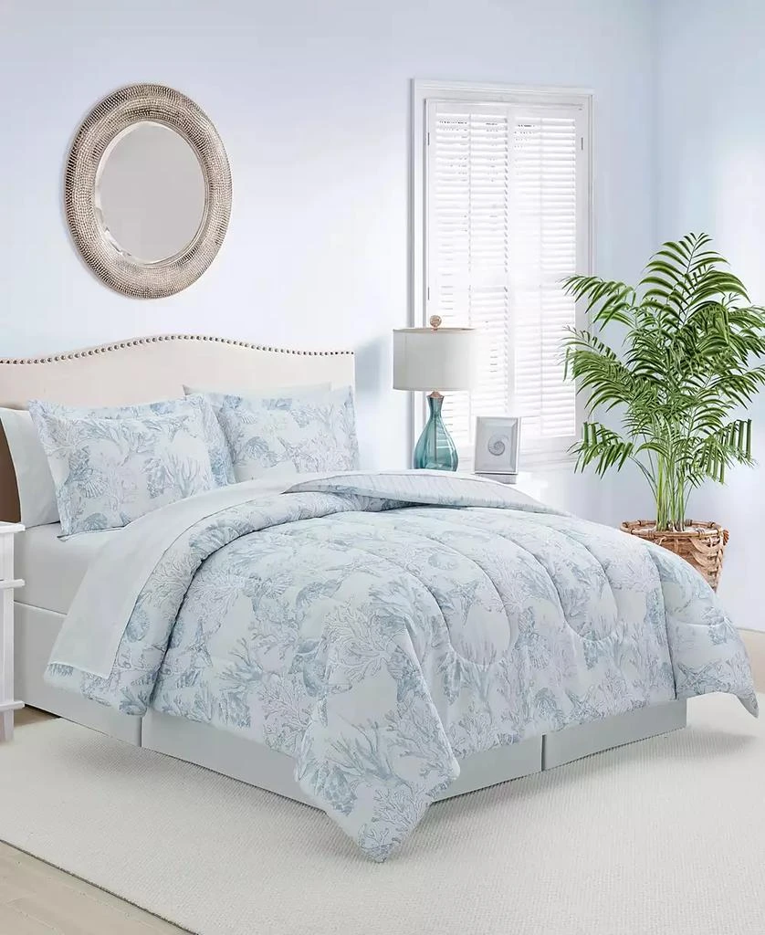Sunham Coastal Coral 8-Pc. Comforter Sets 2