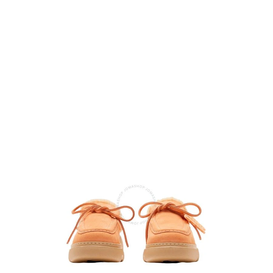 Burberry Suede And Shearling Stony Mules 3