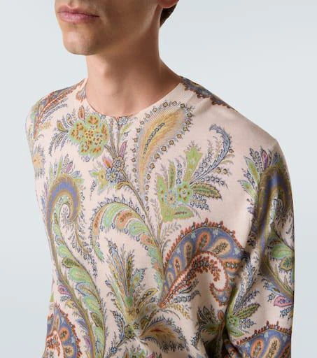 ETRO Paisley silk and cashmere sweater 6