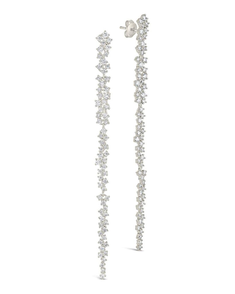 Sterling Forever Audrina CZ Drop Earrings
