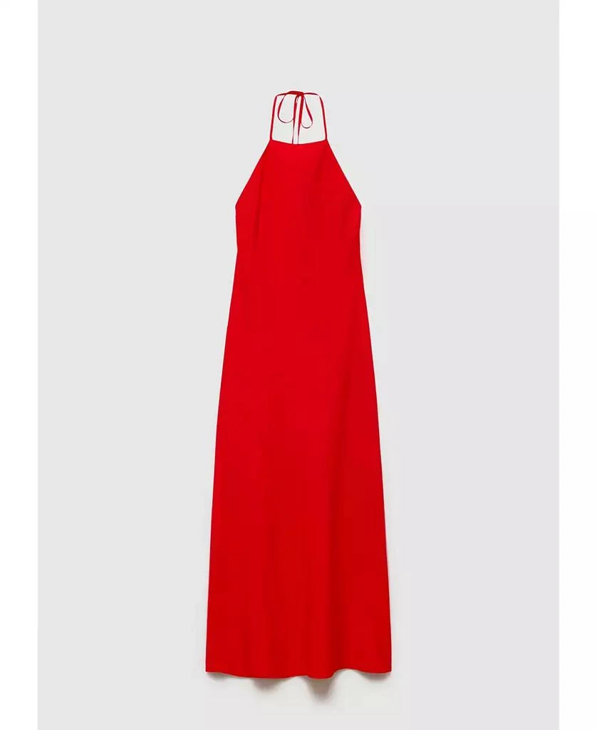 fitted lace wedding dress MANGO. Short red linen dress. TL – Hibuy market main image 0