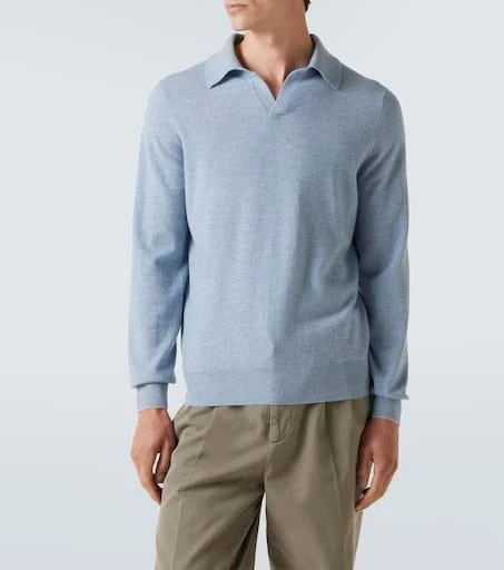 Brunello Cucinelli Cashmere polo sweater 3