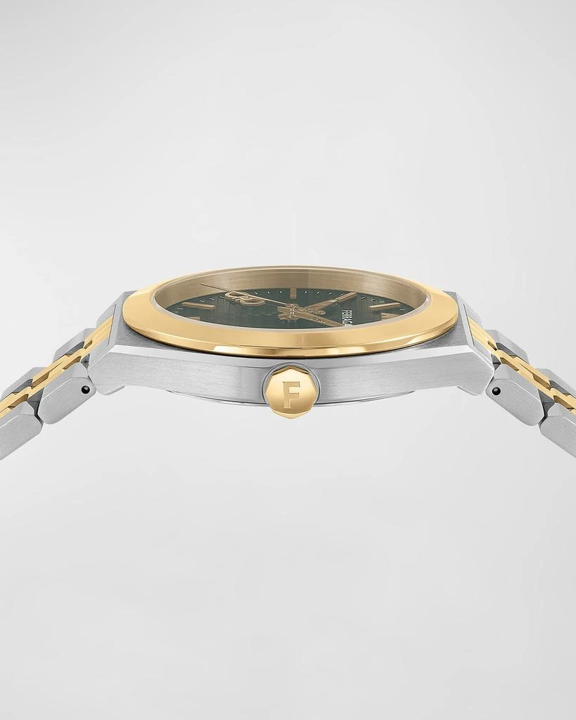 Salvatore Ferragamo Men's Vega New Two-Tone Bracelet Watch, 40mm 2