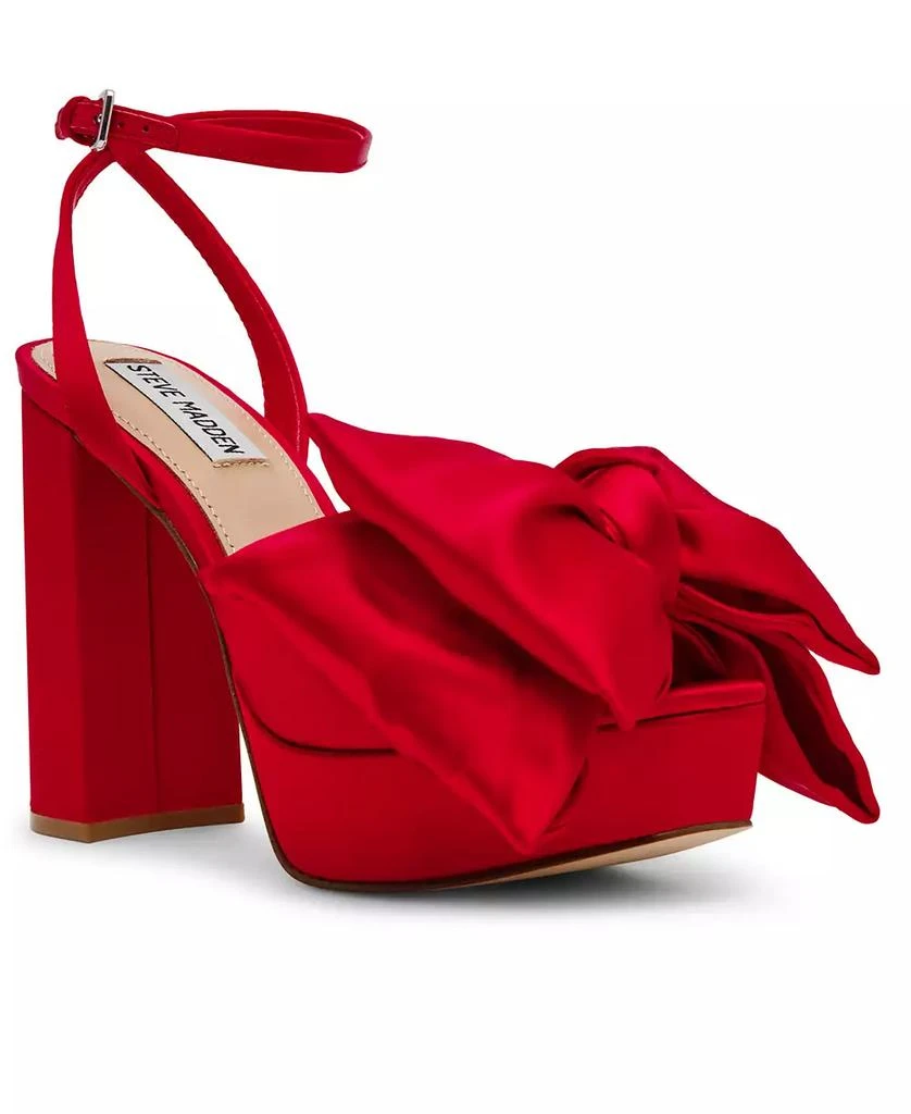 Steve Madden Women's Livley Platform Bow Two-Piece Sandals 1