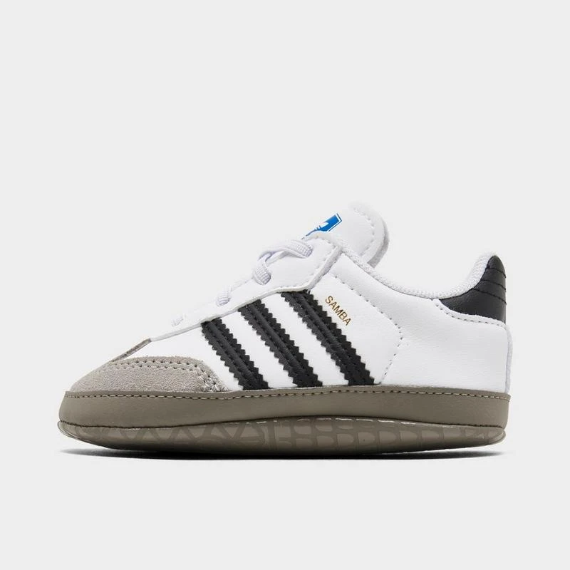 adidas gazelle silver green womens adidas Samba OG Infant Toddler Lifestyle Shoes (White/Purple) main image 0