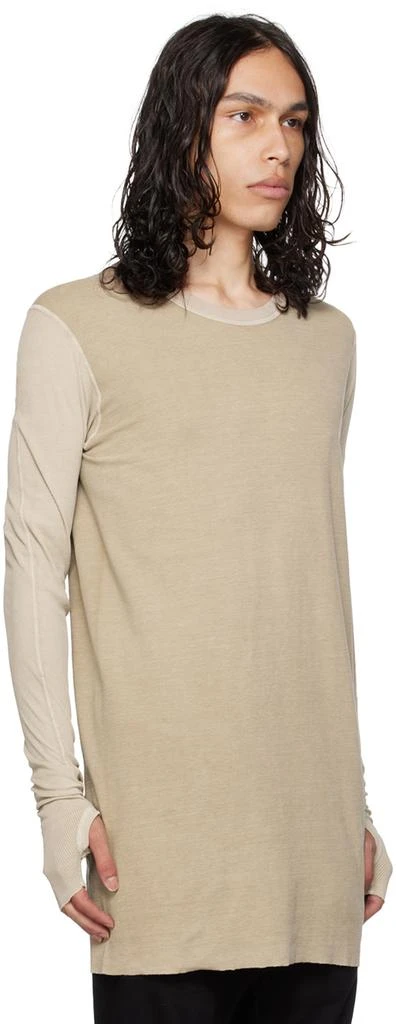 Boris Bidjan Saberi Beige LS1.2 TF Long Sleeve T-Shirt 2