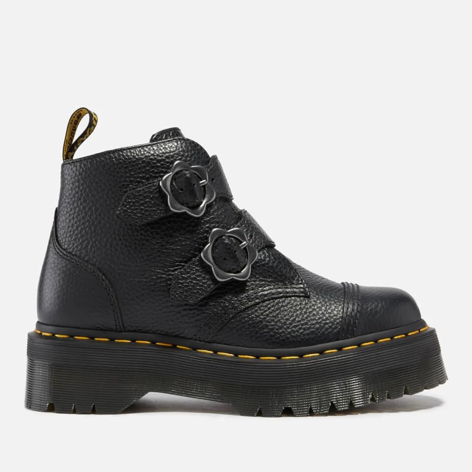 Dr. Martens DR. MARTENS DEVON LEATHER ANKLE BOOTS 1