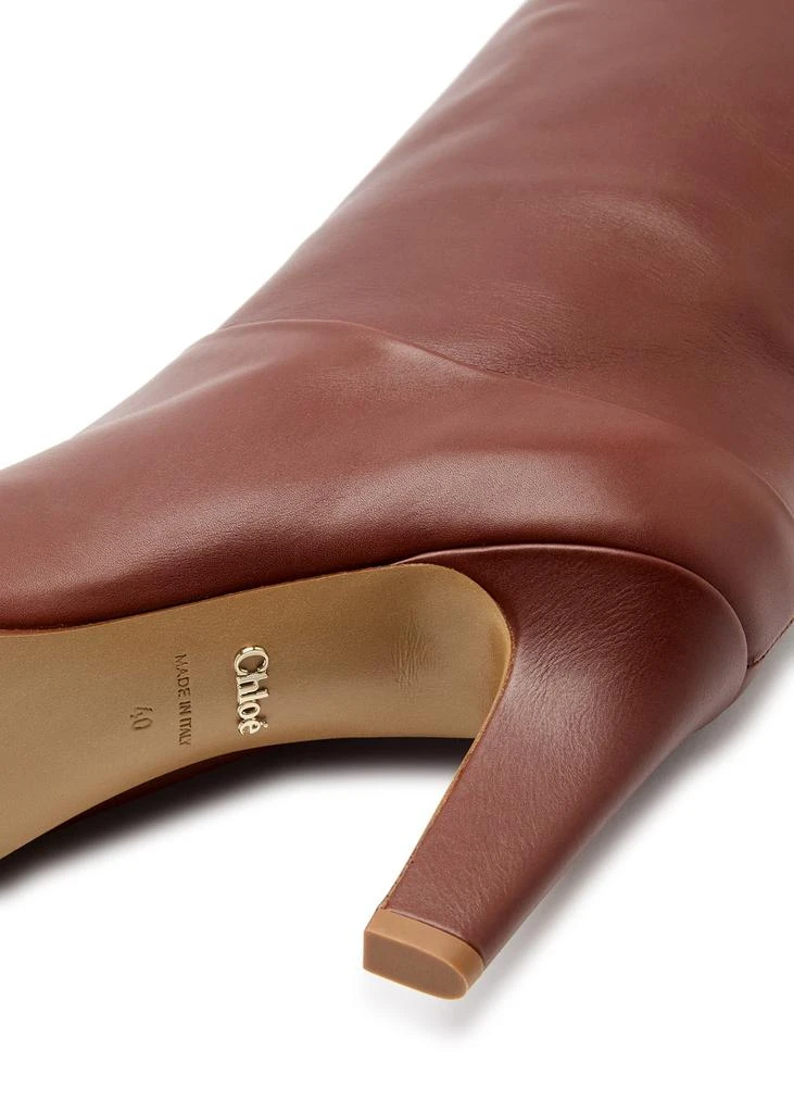 Chloé Eve 90 leather knee-high boots 4