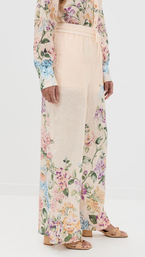 ZIMMERMANN Wylie Relaxed Pant ワイリー リラックスパンツ Wylie Relaxed Pant Sunset Ikat Online | Zimmermann