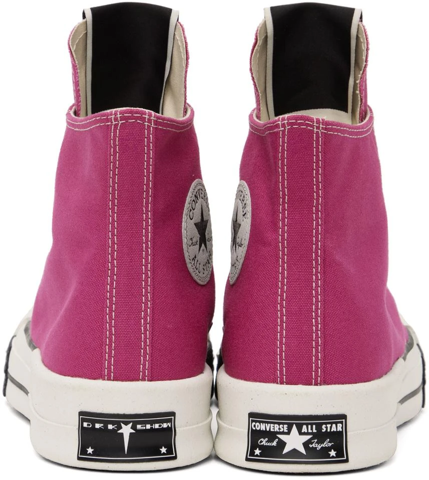 Rick Owens DRKSHDW Pink Converse Edition TURBODRK Chuck 70 Sneakers 2