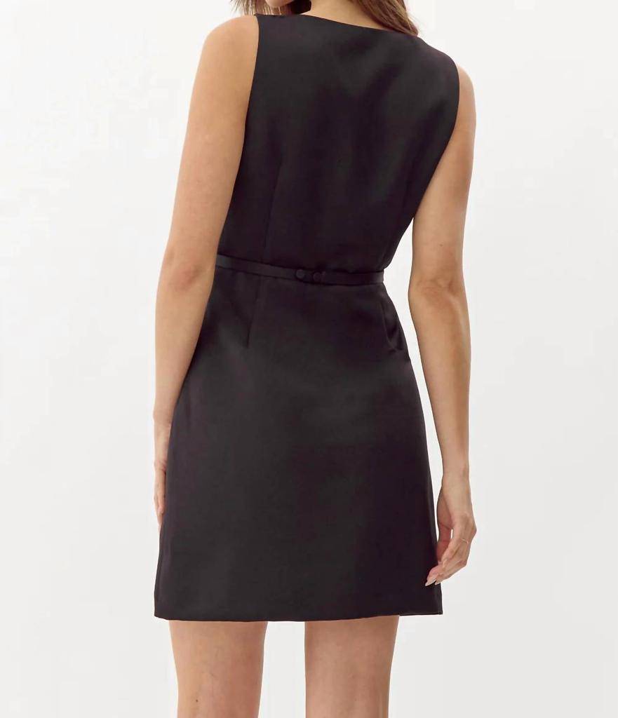 Adelyn Rae Adelyn Rae - Barbara Dutch Satin Dress