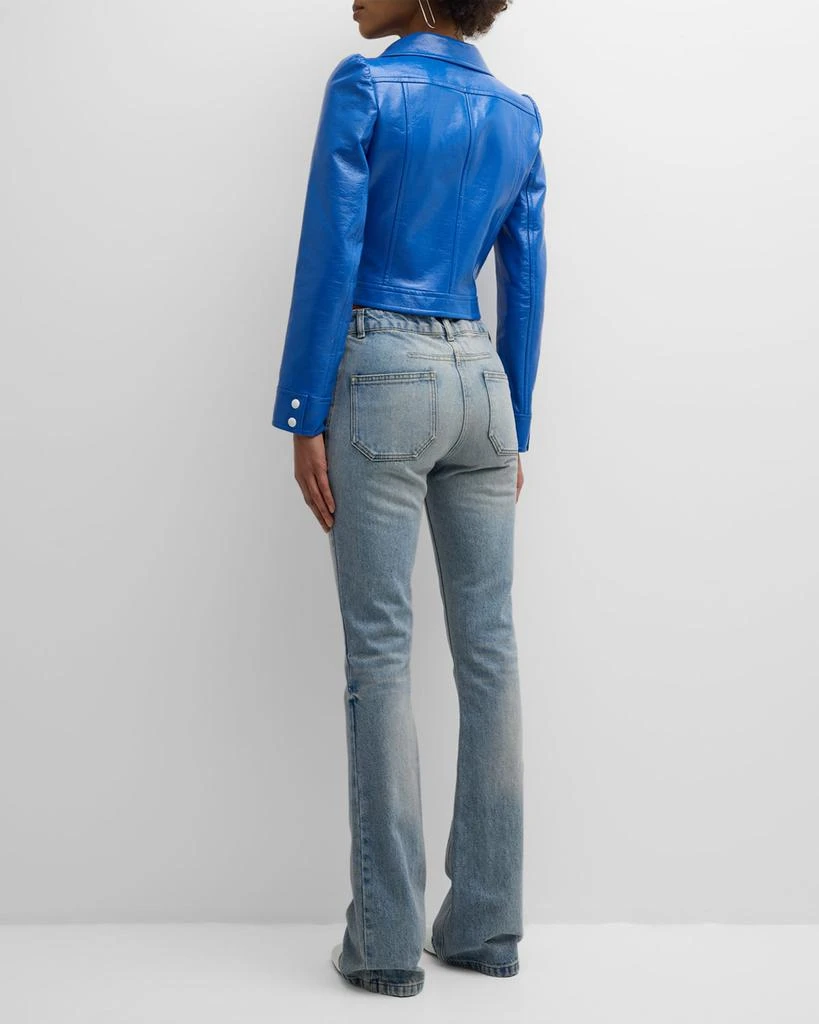 Courrèges Textured Vinyl Crop Jacket 6