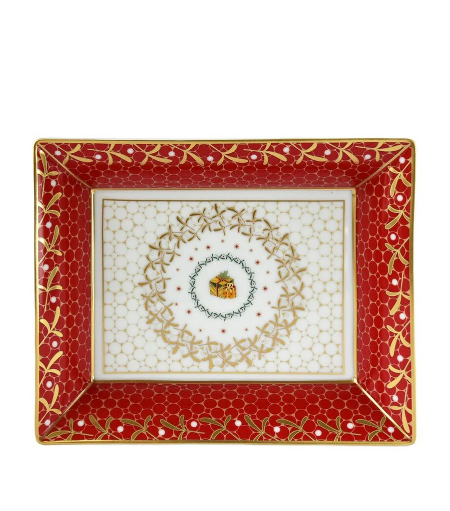 Bernardaud Noël Valet Tray (20cm x 16cm) 1