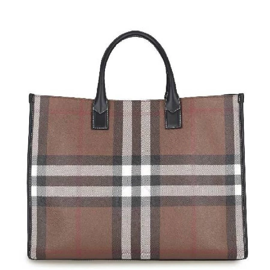 Burberry Check-Print Tote Bag 2