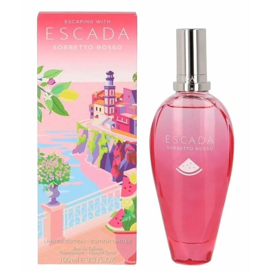 Escada Escada Ladies Escaping With Escada Sorbetto Rosso EDT Spray 3.3 oz Fragrances 3616304203657