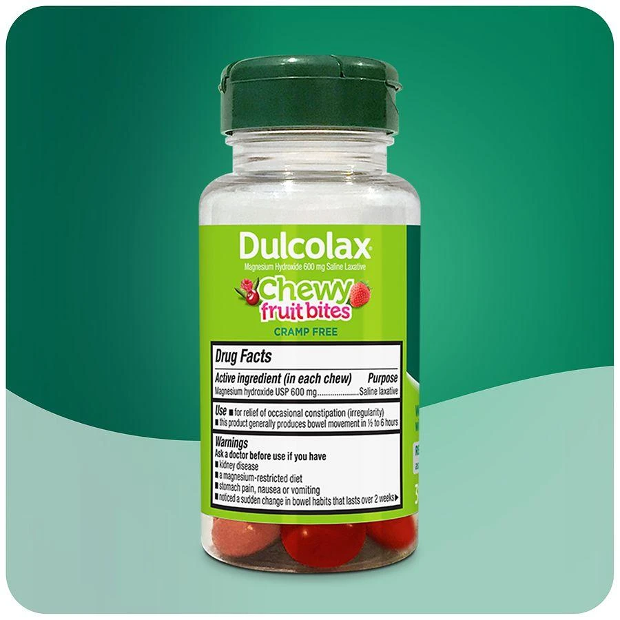 Dulcolax Saline Laxative Chewy Fruit Bites Cherry Berry 3