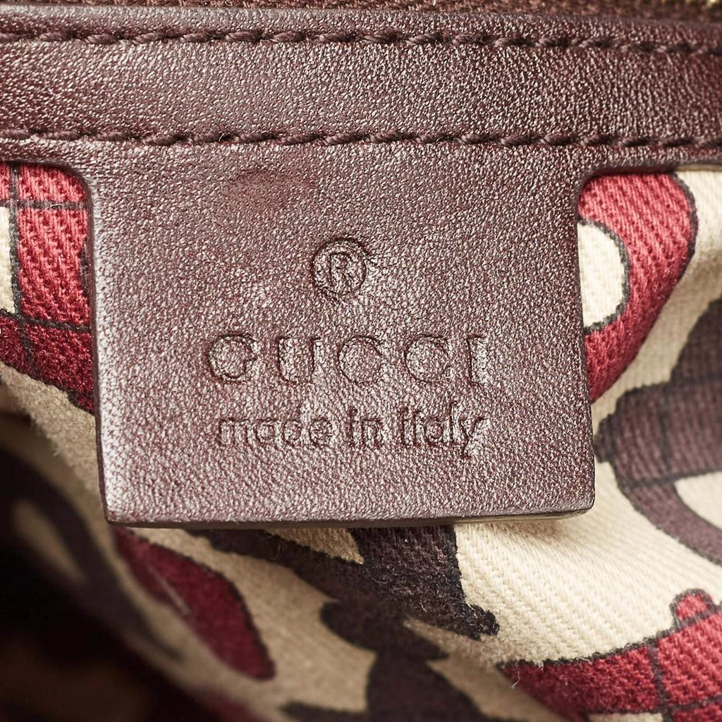 Gucci Gucci Dark Brown Guccissima Leather Large Hysteria Hobo 11