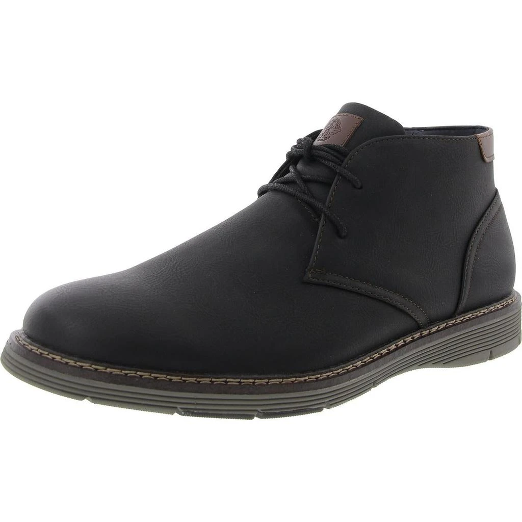 Dockers Esmond Mens Padded Insole Faux Leather Chukka Boots 1