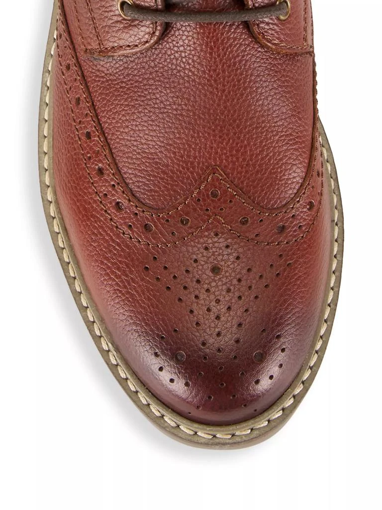 Barbour Seaton Lace-Up Leather-Blend Boots 4