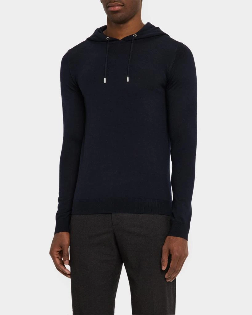 Reiss Men's Holland Merino Wool-Blend Hoodie 4