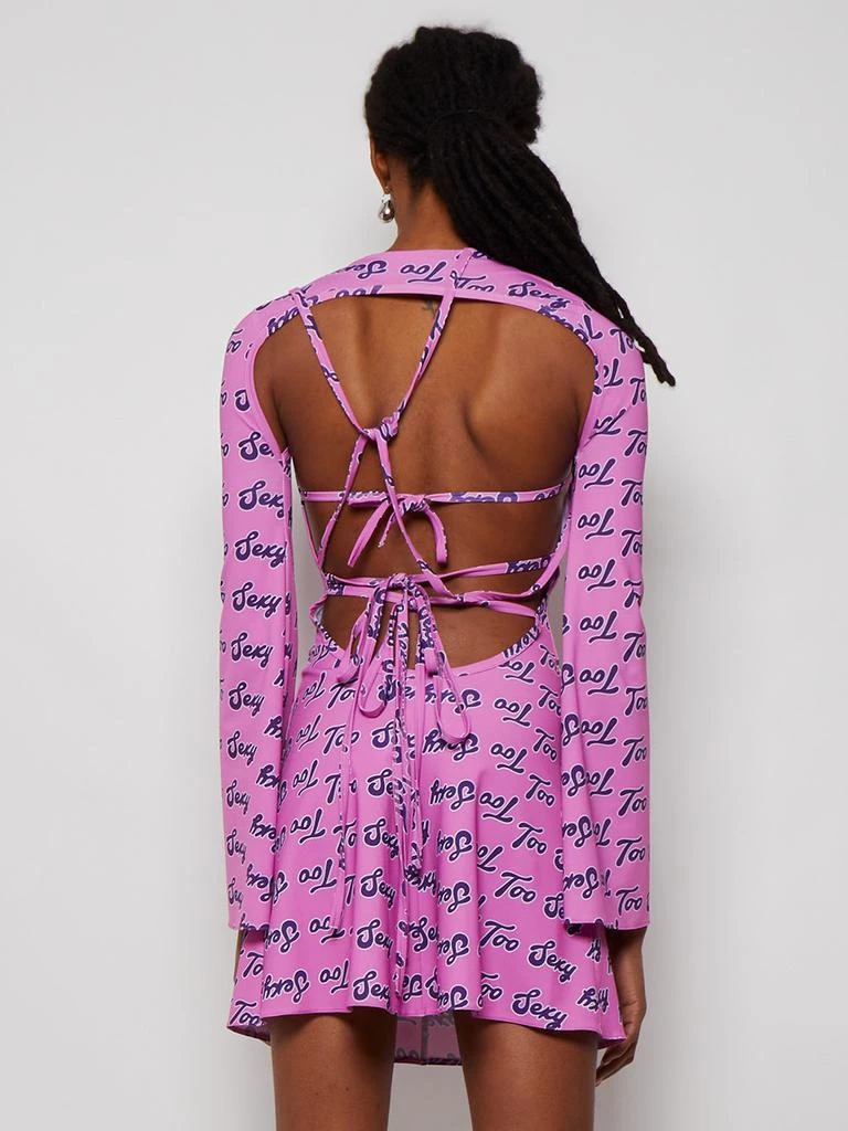 Natasha Zinko Too Sexy Open Back Mini Dress 5