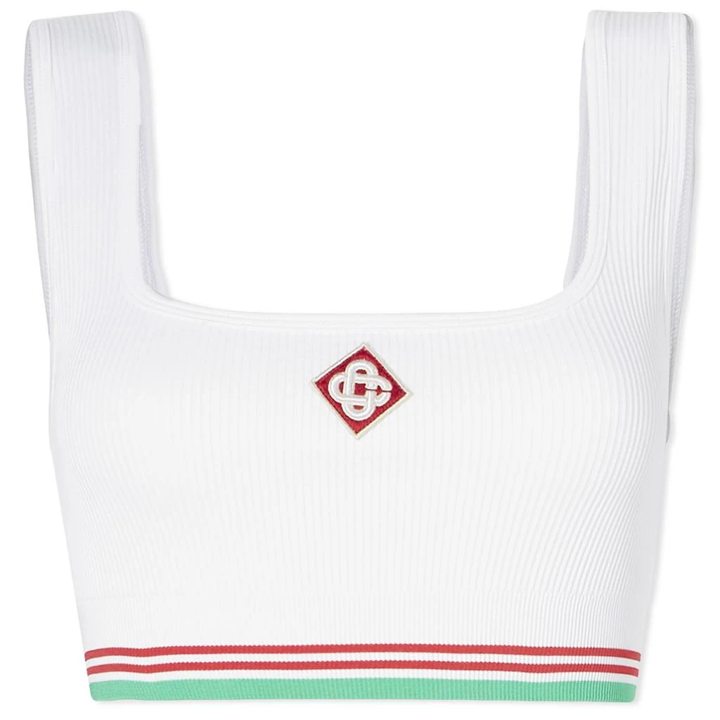 Casablanca Casablanca Seamless Ribbed Crop Top 1