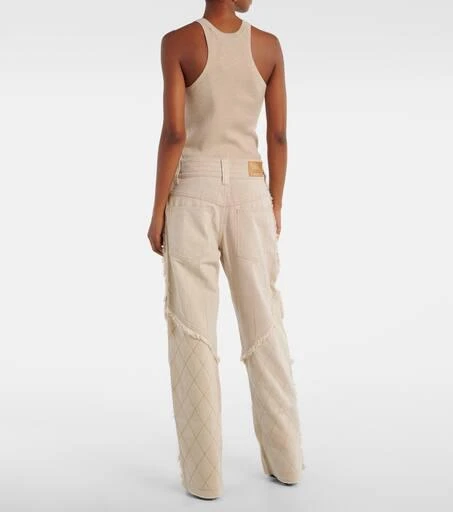 Isabel Marant Shanila patchwork wide-leg jeans 3